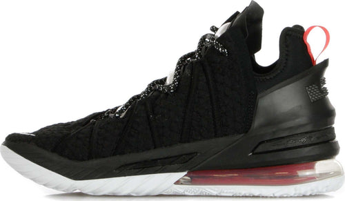 NIKE-NBA-Scarpa-Alta-Uomo-Lebron-Xviii-Black/white/university-Red-da-uomo
