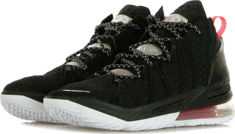 NIKE-NBA-Scarpa-Alta-Uomo-Lebron-Xviii-Black/white/university-Red-da-uomo