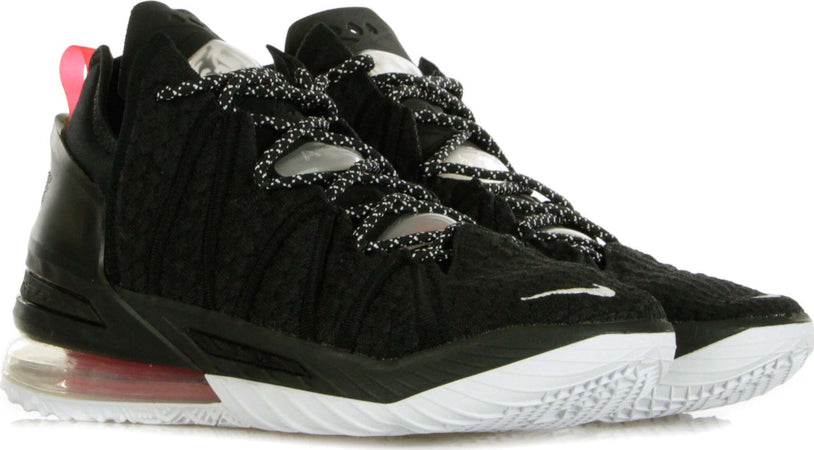 NIKE-NBA-Scarpa-Alta-Uomo-Lebron-Xviii-Black/white/university-Red-da-uomo
