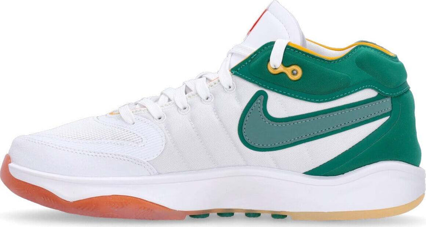 NIKE-NBA-Scarpa-Basket-Uomo-Air-Zoom-G.t.-Hustle-2-White/vintage-Green/malachite-da-uomo