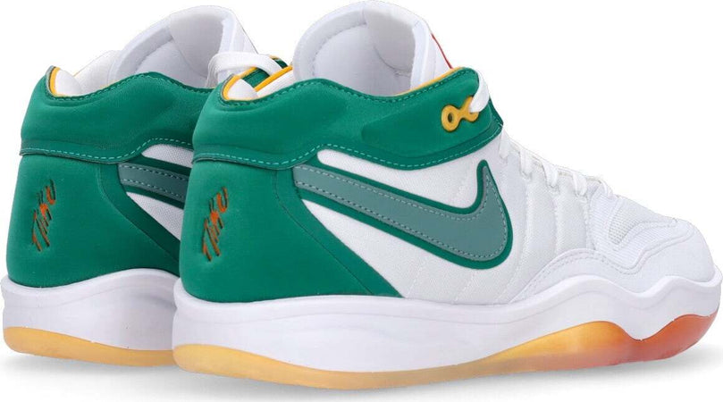 NIKE-NBA-Scarpa-Basket-Uomo-Air-Zoom-G.t.-Hustle-2-White/vintage-Green/malachite-da-uomo