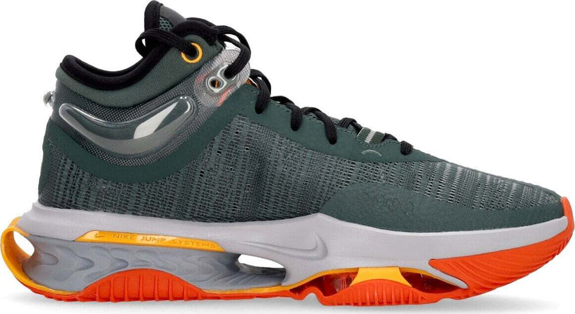 NIKE-NBA-Scarpa-Basket-Uomo-Air-Zoom-G.t.-Jump-2-Vintage-Green/safety-Orange/black/fir-da-uomo