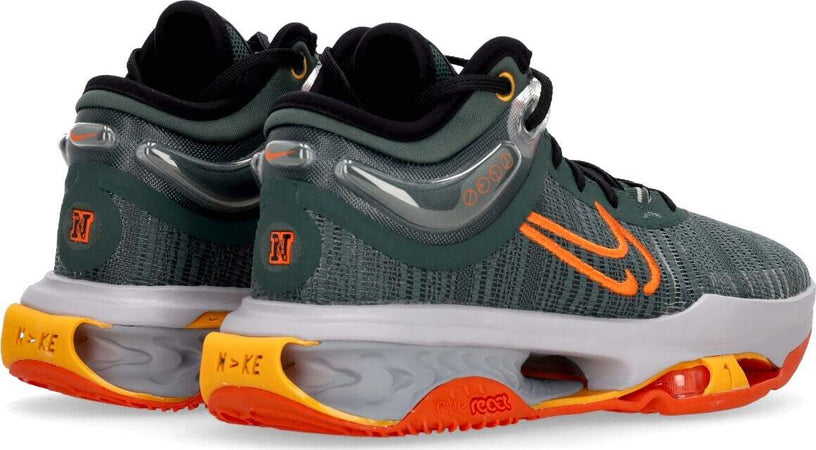 NIKE-NBA-Scarpa-Basket-Uomo-Air-Zoom-G.t.-Jump-2-Vintage-Green/safety-Orange/black/fir-da-uomo