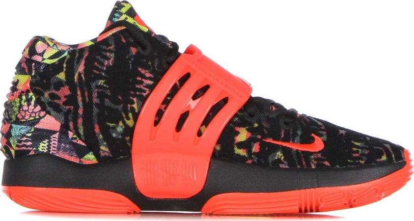 NIKE-NBA-Scarpa-Basket-Uomo-Kd14-Black/bright-Crimson/yellow-Strike-da-uomo