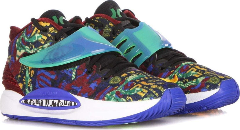NIKE-NBA-Scarpa-Basket-Uomo-Kd14-Ngr-Sapphire/melon-Tint/deep-Royal-Blue-da-uomo