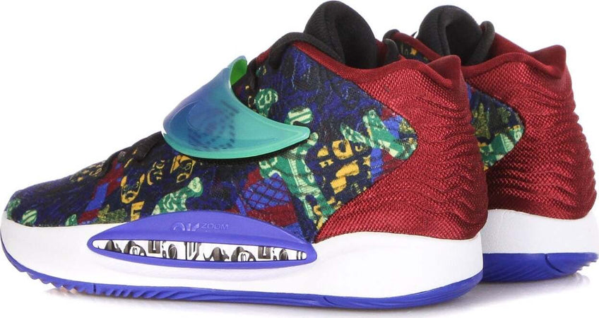NIKE-NBA-Scarpa-Basket-Uomo-Kd14-Ngr-Sapphire/melon-Tint/deep-Royal-Blue-da-uomo