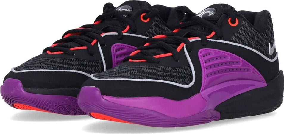 NIKE-NBA-Scarpa-Basket-Uomo-Kd16-Black/metallic-Silver/vivid-Purple-da-uomo