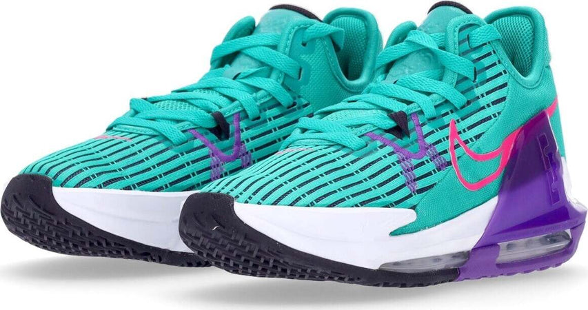 NIKE-NBA-Scarpa-Basket-Uomo-Lebron-Witness-Vi-Clear-Emerald/hyper-Pink/wild-Berry-da-uomo