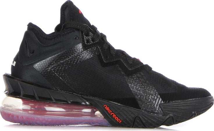 NIKE-NBA-Scarpa-Basket-Uomo-Lebron-Xviii-Low-Black/white/university-Red-da-uomo