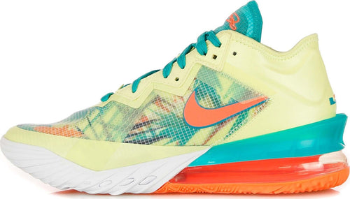 NIKE-NBA-Scarpa-Basket-Uomo-Lebron-Xviii-Low-White-Lime/bright-Mango/new-Green-da-uomo