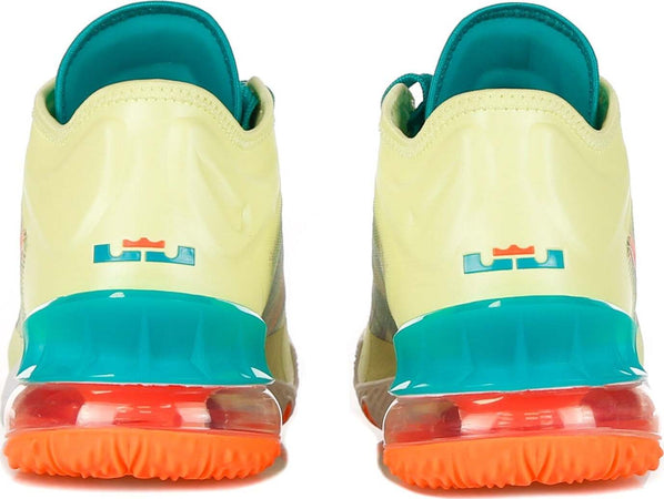NIKE-NBA-Scarpa-Basket-Uomo-Lebron-Xviii-Low-White-Lime/bright-Mango/new-Green-da-uomo