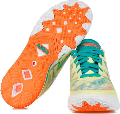 NIKE-NBA-Scarpa-Basket-Uomo-Lebron-Xviii-Low-White-Lime/bright-Mango/new-Green-da-uomo
