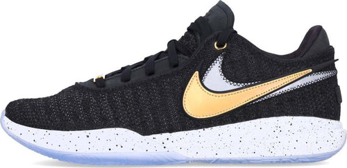 NIKE-NBA-Scarpa-Basket-Uomo-Lebron-Xx-Black/metallic-Gold/white/pure-Platinum-da-uomo