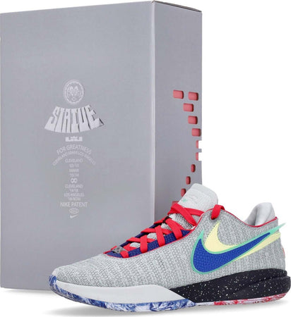 NIKE-NBA-Scarpa-Basket-Uomo-Lebron-Xx-Light-Silver/hyper-Royal/lemon-Chiffon-da-uomo
