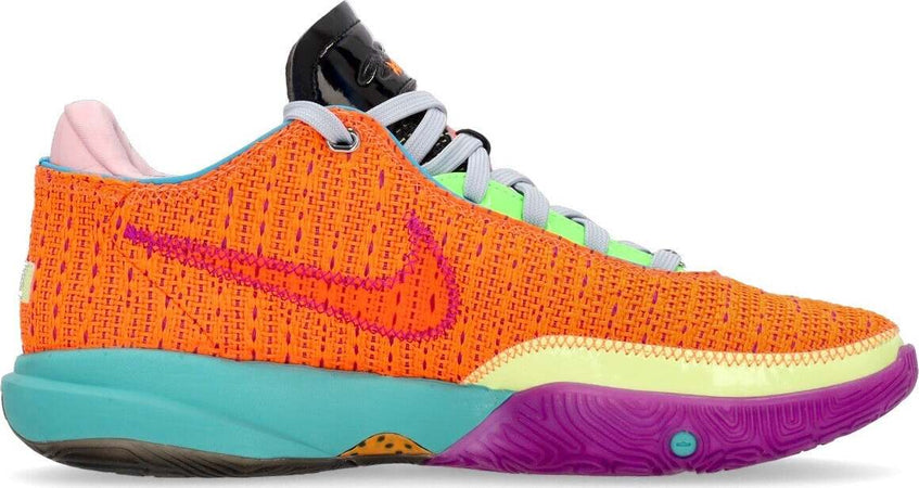 NIKE-NBA-Scarpa-Basket-Uomo-Lebron-Xx-Total-Orange/vivid-Purple/green-Strike-da-uomo