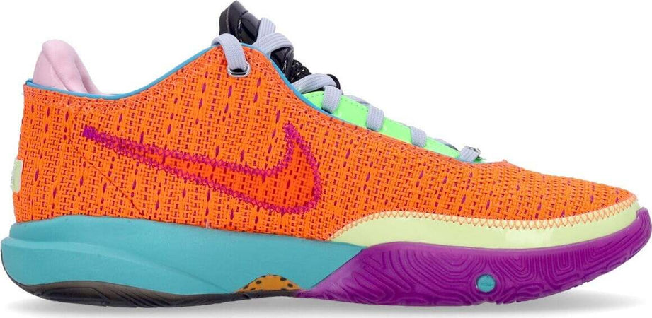 NIKE-NBA-Scarpa-Basket-Uomo-Lebron-Xx-Total-Orange/vivid-Purple/green-Strike-da-uomo