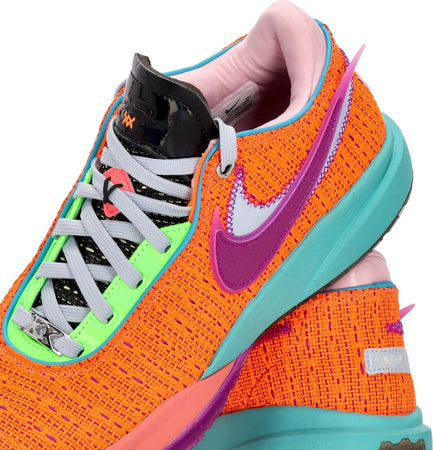 NIKE-NBA-Scarpa-Basket-Uomo-Lebron-Xx-Total-Orange/vivid-Purple/green-Strike-da-uomo