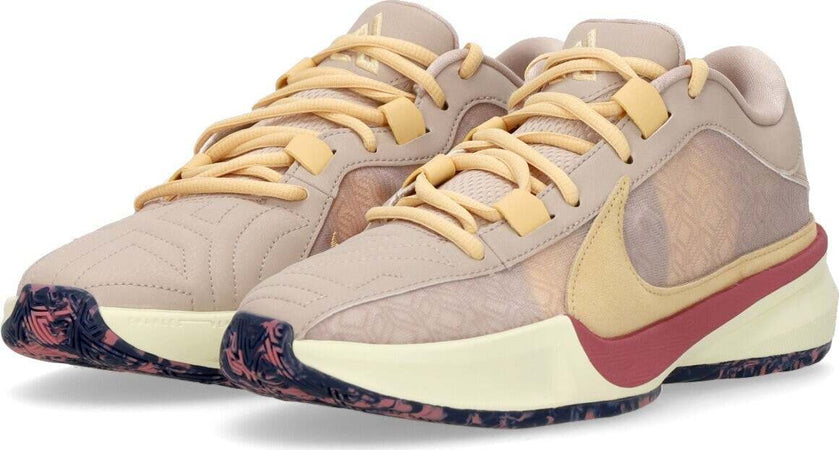 NIKE-NBA-Scarpa-Basket-Uomo-Zoom-Freak-5-Fossil-Stone/celestial-Gold/alabaster-da-uomo