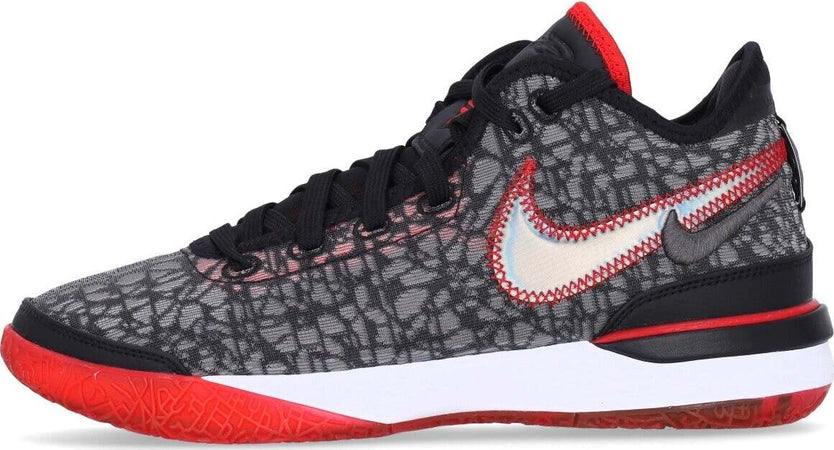 NIKE-NBA-Scarpa-Basket-Uomo-Zoom-Lebron-Nxxt-Gen-Black/white/black/university-Red-da-uomo
