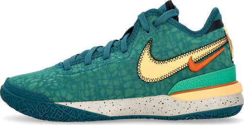 NIKE-NBA-Scarpa-Basket-Uomo-Zoom-Lebron-Nxxt-Gen-Geode-Teal/campfire-Orange/melon-Tint-da-uomo