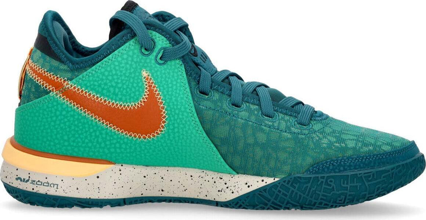 NIKE-NBA-Scarpa-Basket-Uomo-Zoom-Lebron-Nxxt-Gen-Geode-Teal/campfire-Orange/melon-Tint-da-uomo
