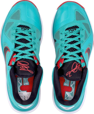 NIKE-NBA-Scarpa-Bassa-Uomo-Lebron-Ix-Low-New-Green/black/action-Red/white-da-uomo
