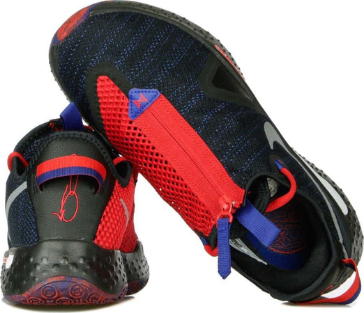 NIKE-NBA-Scarpa-Bassa-Uomo-Pg-4-Black/metallic-Silver/rush-Blue-da-uomo