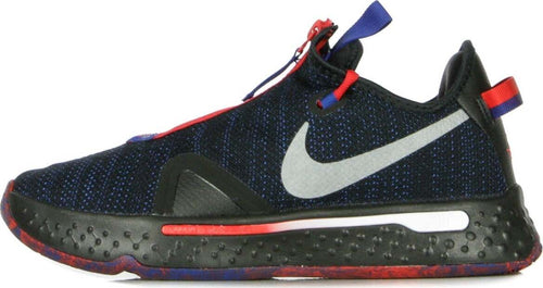 NIKE-NBA-Scarpa-Bassa-Uomo-Pg-4-Black/metallic-Silver/rush-Blue-da-uomo