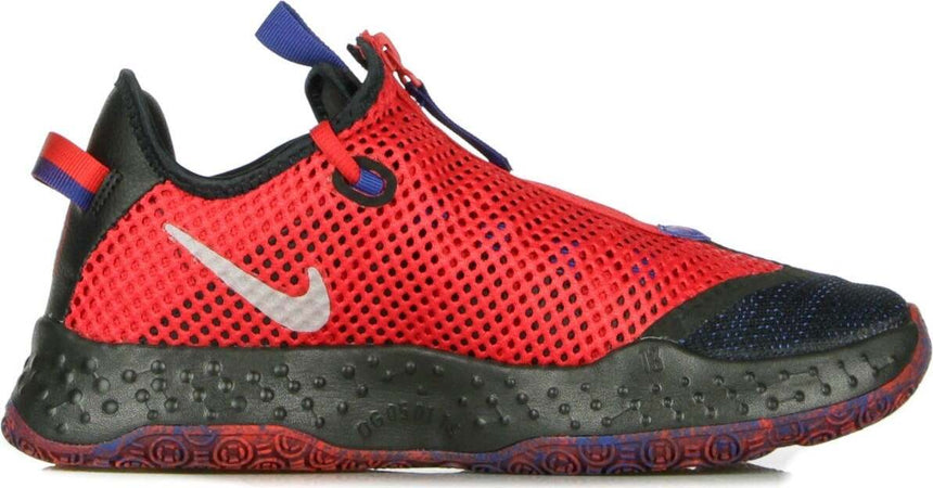 NIKE-NBA-Scarpa-Bassa-Uomo-Pg-4-Black/metallic-Silver/rush-Blue-da-uomo