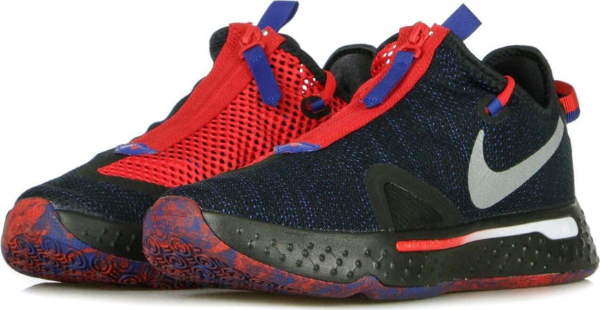 NIKE-NBA-Scarpa-Bassa-Uomo-Pg-4-Black/metallic-Silver/rush-Blue-da-uomo