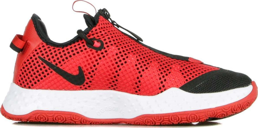 NIKE-NBA-Scarpa-Bassa-Uomo-Pg-4-Black/university-Red/white-da-uomo