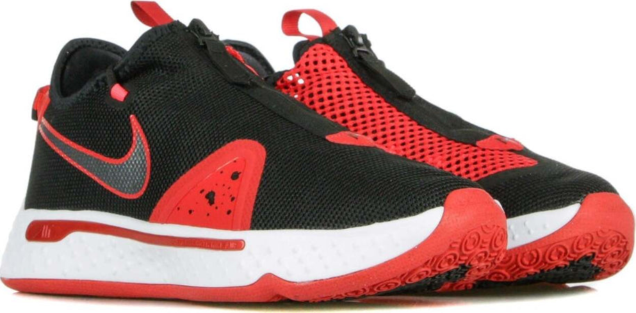 NIKE-NBA-Scarpa-Bassa-Uomo-Pg-4-Black/university-Red/white-da-uomo