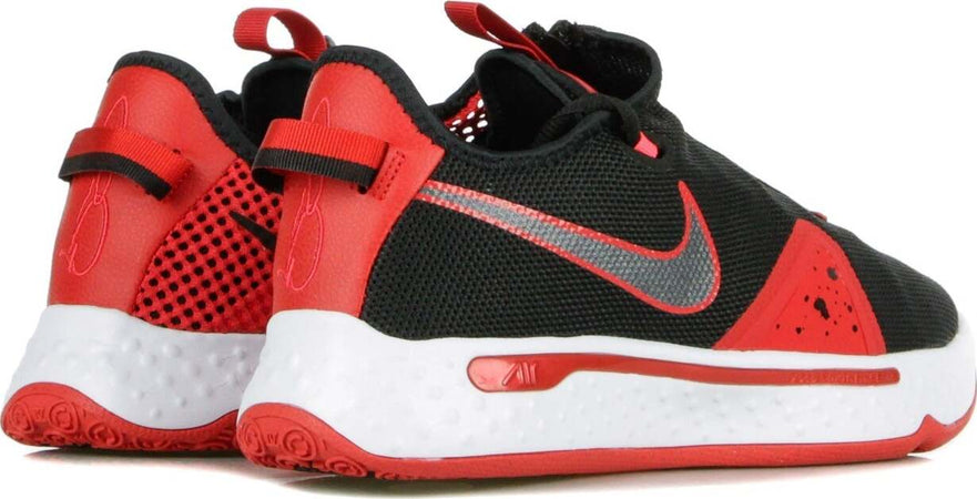 NIKE-NBA-Scarpa-Bassa-Uomo-Pg-4-Black/university-Red/white-da-uomo