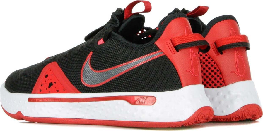 NIKE-NBA-Scarpa-Bassa-Uomo-Pg-4-Black/university-Red/white-da-uomo