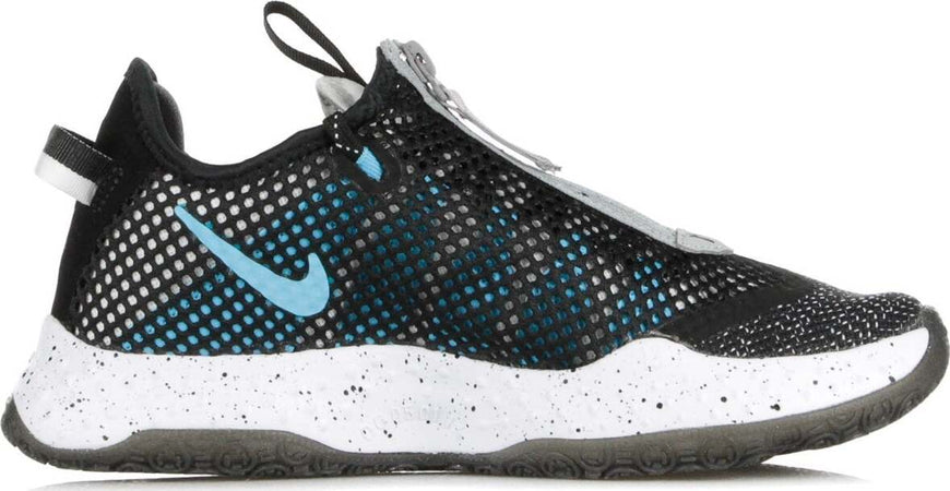 NIKE-NBA-Scarpa-Bassa-Uomo-Pg-4-Black/white/wolf-Grey/blue-Fury-da-uomo