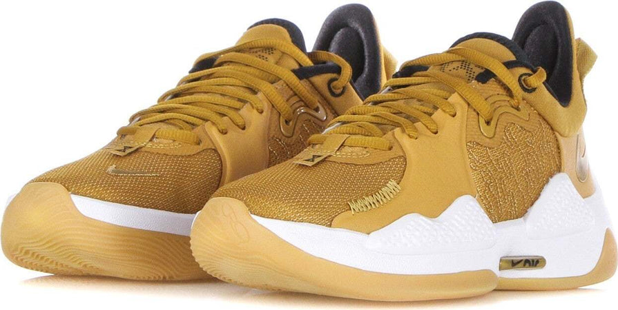 NIKE-NBA-Scarpa-Bassa-Uomo-Pg-5-Wheat/metallic-Gold/grain/black-da-uomo