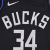 NIKE-NBA-Uomo-Nba-Dri-fit-Jersey-No-34-Giannis-Antetokounmpo-Milbuc-Black/fir-da-uomo