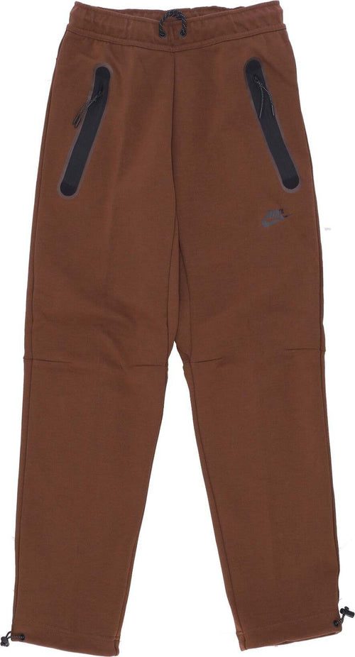 Nike-Pantalone-Tuta-Leggero-Uomo-Sportswear-Tech-Fleece-Pant-Cacao-Wow/black-da-uomo
