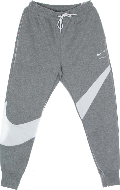 Nike-Pantalone-Tuta-Leggero-Uomo-Swoosh-Tech-Fleece-Pant-Dk-Grey-Heather/white/white-da-uomo