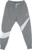 Nike-Pantalone-Tuta-Leggero-Uomo-Swoosh-Tech-Fleece-Pant-Dk-Grey-Heather/white/white-da-uomo