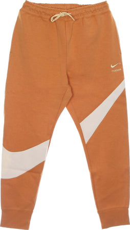 Nike-Pantalone-Tuta-Leggero-Uomo-Swoosh-Tech-Fleece-Pant-Hot-Curry/pearl-White/canvas-da-uomo