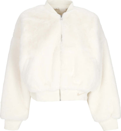 Nike-Pelliccia-Donna-W-Sportswear-Reversible-Faux-Fur-Bomber-Sail/sanddrift-da-donna