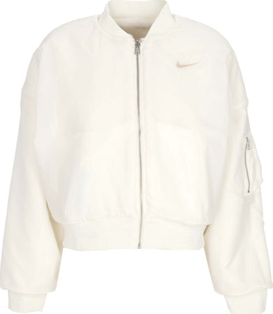 Nike-Pelliccia-Donna-W-Sportswear-Reversible-Faux-Fur-Bomber-Sail/sanddrift-da-donna