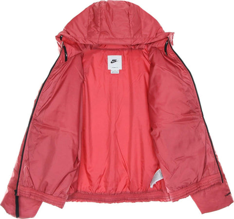 Nike-Piumino-Donna-W-Therma-Fit-Repel-Classic-Hooded-Jacket-Archaeo-Pink/black/white-da-donna
