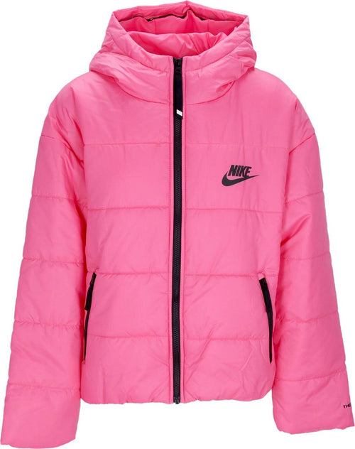 Nike-Piumino-Donna-W-Therma-Fit-Repel-Hooded-Jacket-Pinksicle/black/black-da-donna