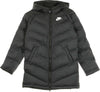 Nike-Piumino-Lungo-Bambino-Sportswear-Fill-Long-Jacket-Black/black/black/white-da-bambino