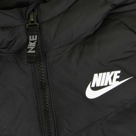 Nike-Piumino-Lungo-Bambino-Sportswear-Fill-Long-Jacket-Black/black/black/white-da-bambino
