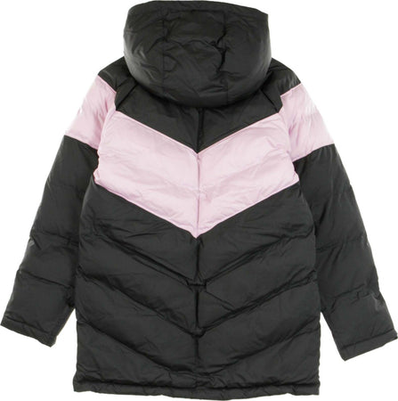 Nike-Piumino-Lungo-Bambino-Sportswear-Fill-Long-Jacket-Black/lt-Arctic-Pink/black/white-da-bambino