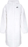 Nike-Piumino-Lungo-Donna-Thermic-Classic-Parka-White/black-da-donna