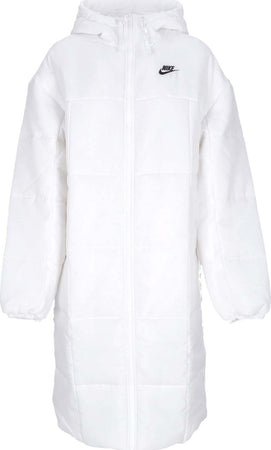 Nike-Piumino-Lungo-Donna-Thermic-Classic-Parka-White/black-da-donna